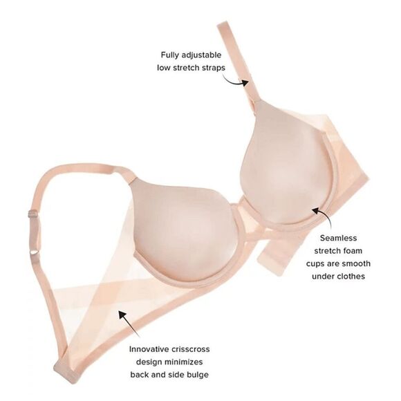 Wacoal NWT size 38G Nude underwire bra style 853281 - Picture 9 of 15